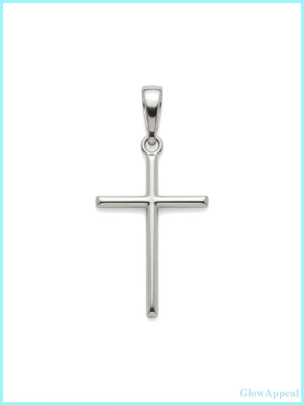 Handmade Sterling Silver 925 Cross Pendant Necklace Religious Minimalist Unisex